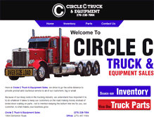 Tablet Screenshot of circlectruck.com